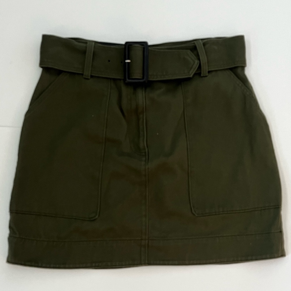Banana Republic Army Green Mini Skirt - New with Tags Size 10